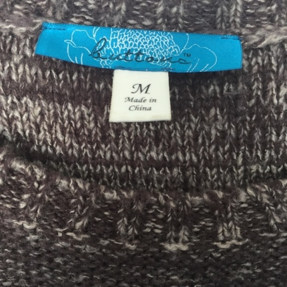 Francesca’s Collection Crew Neck Ombre Sweater – Size Medium - Picture 6 of 6